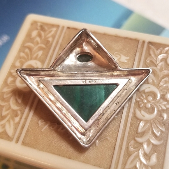 CHARLENE YAZZIE NAVAJO Multi Gem Pendant Vintage - Picture 3 of 6